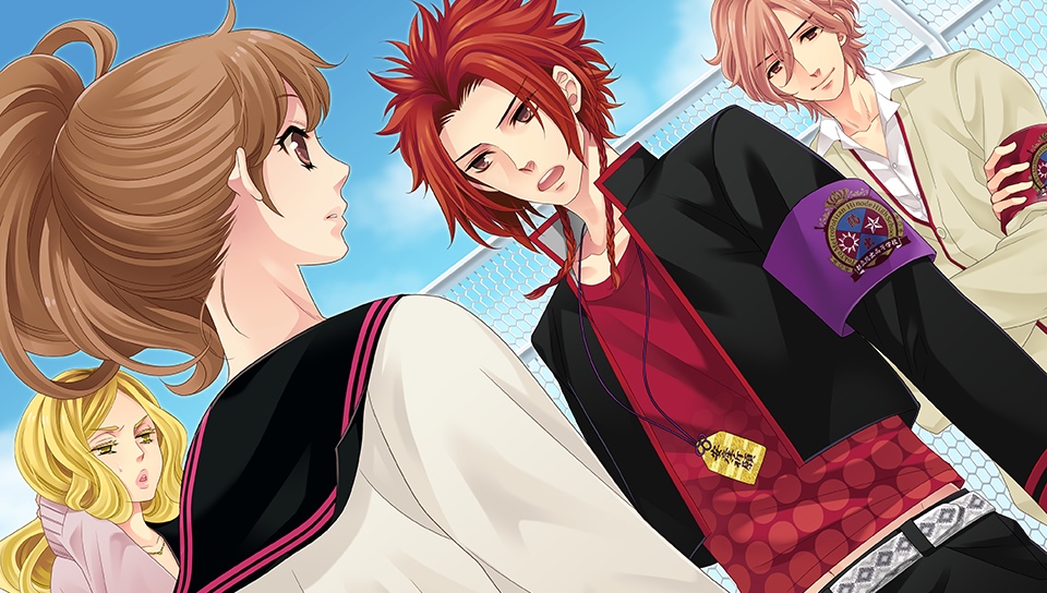 Yusuke confessing his love to Ema on the rooftop.