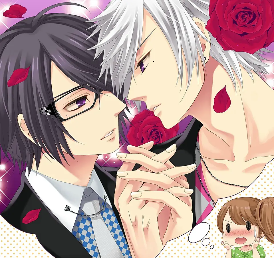 Ema imagining an amorous exchange between Azusa and Tsubaki.