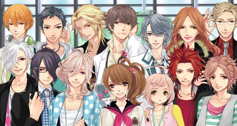 Collection of all the Asahina family's sprites from Brothers Conflict.