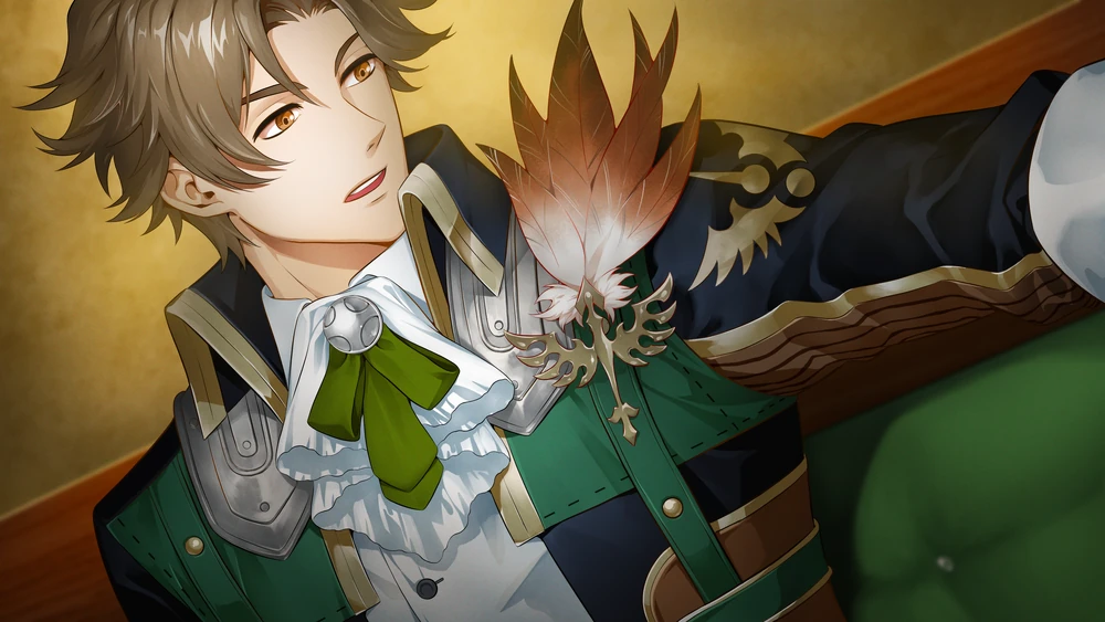 Crius Castlerock from even if TEMPEST sitting on a couch and looking to the right.