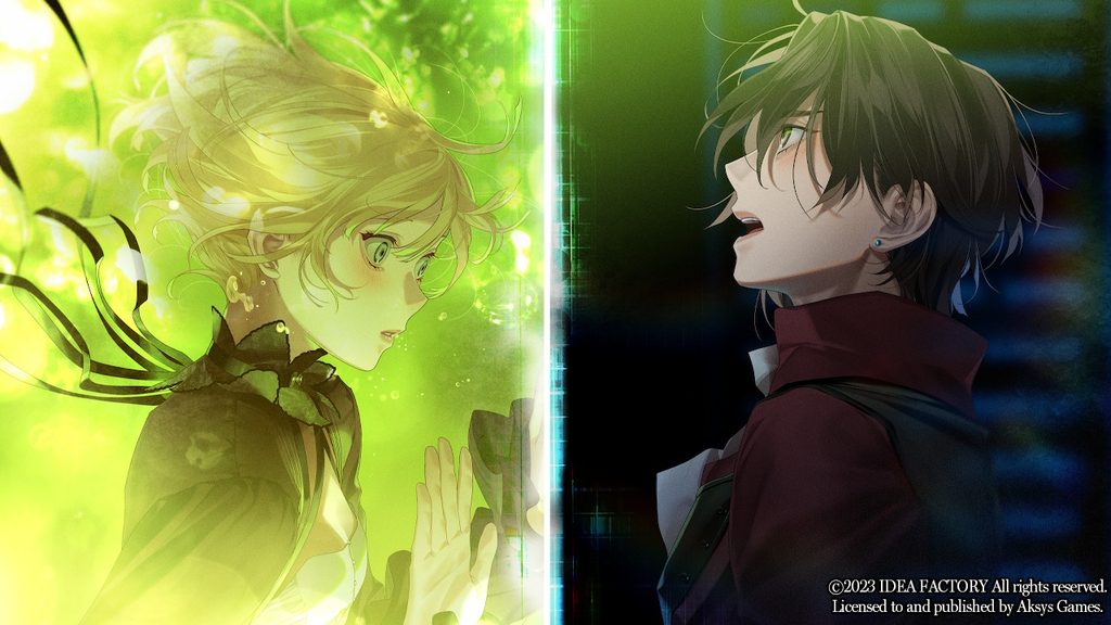Adolphe professing his love to Ceres, who is locked in a tank full of green liquid.