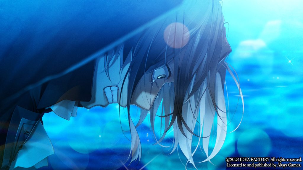 Adolphe crying in sadness and anger for not being able to save Ceres, resolving to go back in time again like Ankou in a second despair ending for this route in Virche Evermore - Error: Salvation.