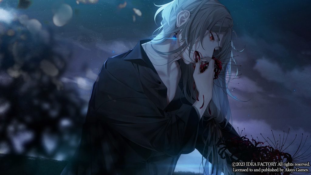 Ankou consuming Lycoris flowers to create antibodies.